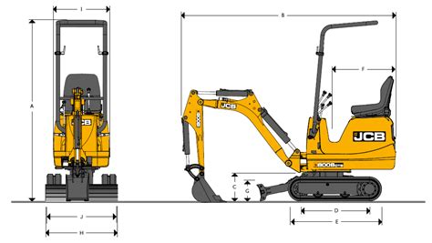 1 ton mini digger dimensions|width of a small digger.